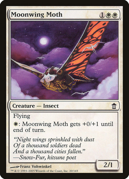 Moonwing Moth  (Foil)