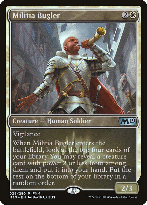 Militia Bugler  - Inverted (Foil)