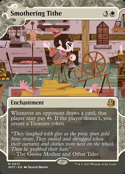 Smothering Tithe - Borderless - Showcase (Foil)