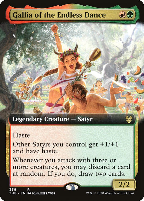 Gallia of the Endless Dance  - Legendary - Extended Art (Foil)