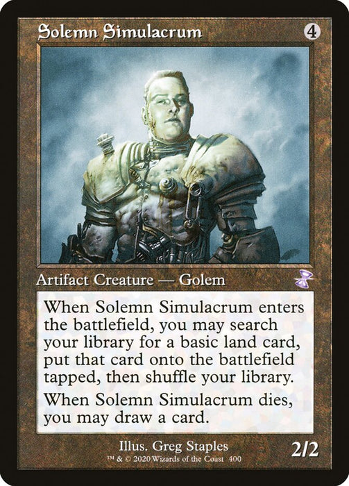 Solemn Simulacrum - Retro Frame