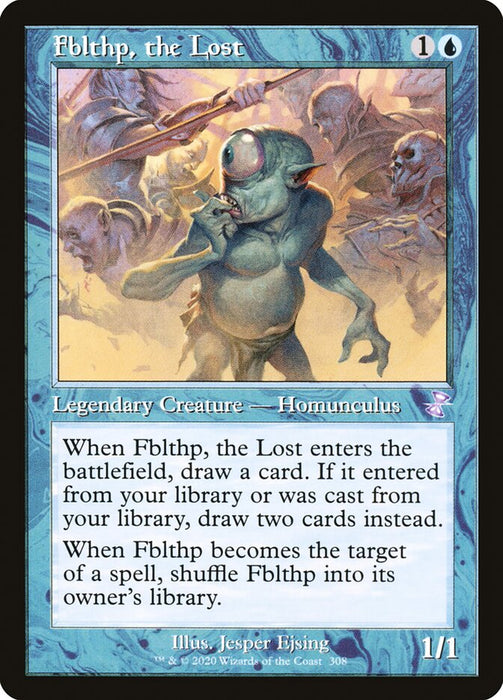 Fblthp, the Lost - Retro Frame  (Foil)