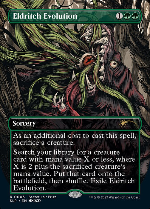 Eldritch Evolution - Borderless - Full Art - Inverted (Foil)
