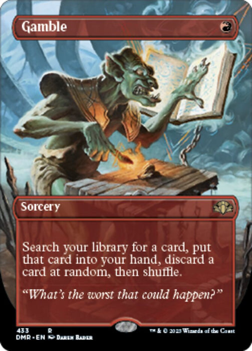 Gamble - Borderless (Foil)