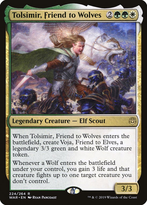 Tolsimir, Friend to Wolves  - Legendary (Foil)