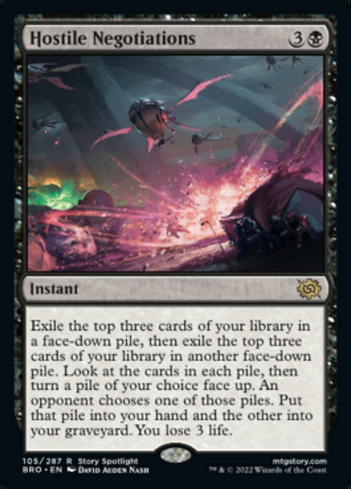 Hostile Negotiations (Foil)