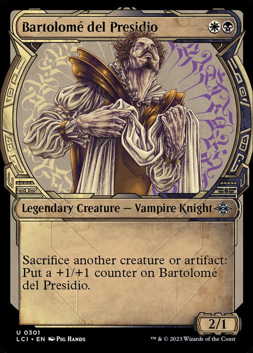 Bartolomé del Presidio - Showcase- Legendary (Foil)