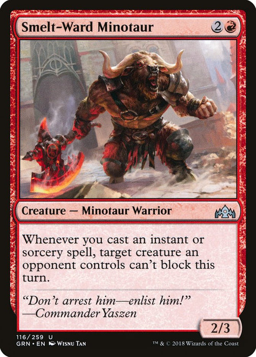 Smelt-Ward Minotaur  (Foil)