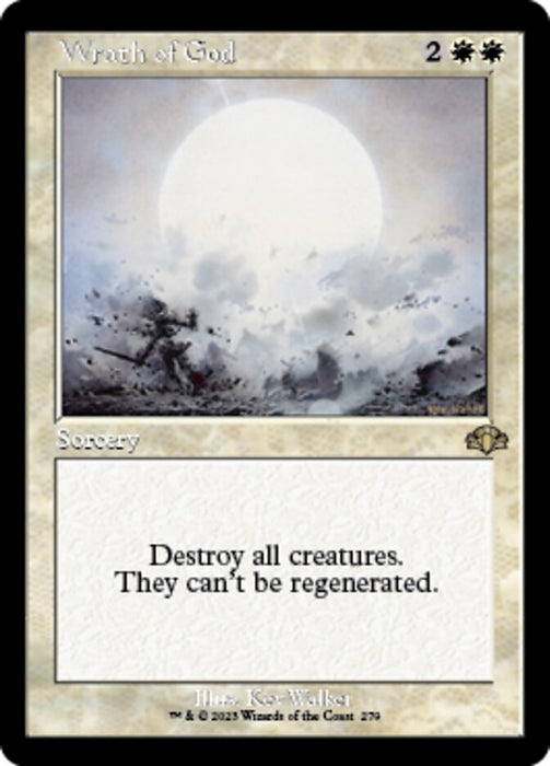 Wrath of God - Retro Frame (Foil)