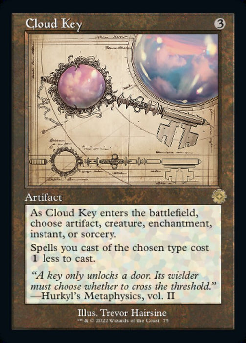 Cloud Key - Retro Frame