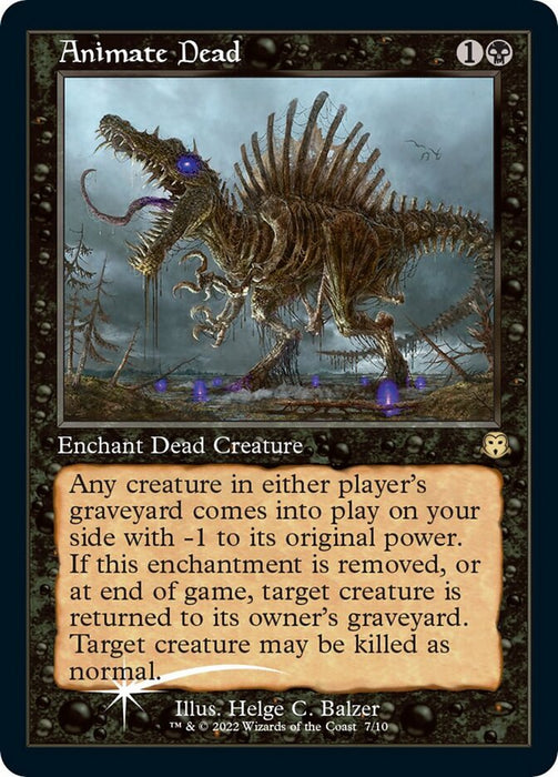 Animate Dead - Retro Frame (Foil)