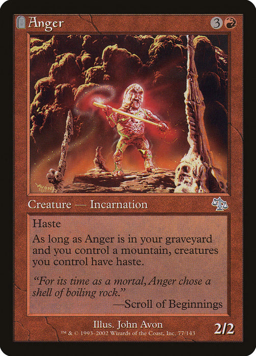 Anger  - Tombstone (Foil)