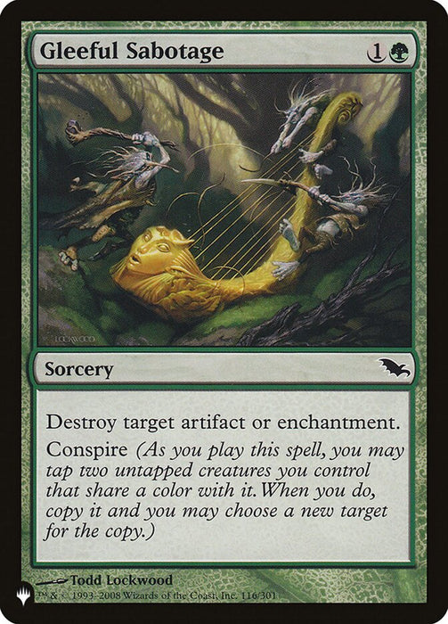Gleeful Sabotage (Foil)