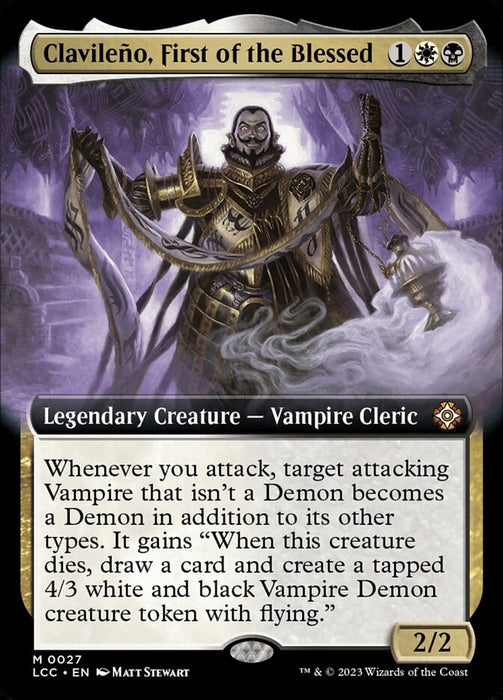 Clavileño, First of the Blessed - Extended Art- Legendary