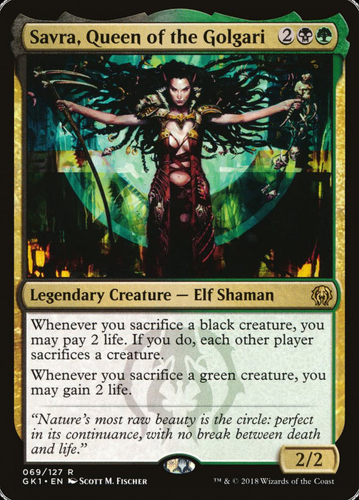 Savra, Queen of the Golgari - Legendary