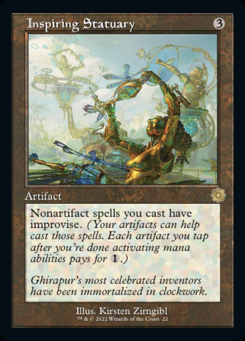 Inspiring Statuary - Retro Frame (Foil)