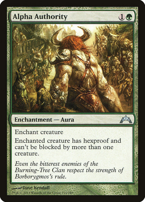 Alpha Authority  (Foil)