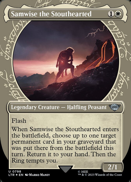 Samwise the Stouthearted - Borderless - Showcase- Legendary (Foil)