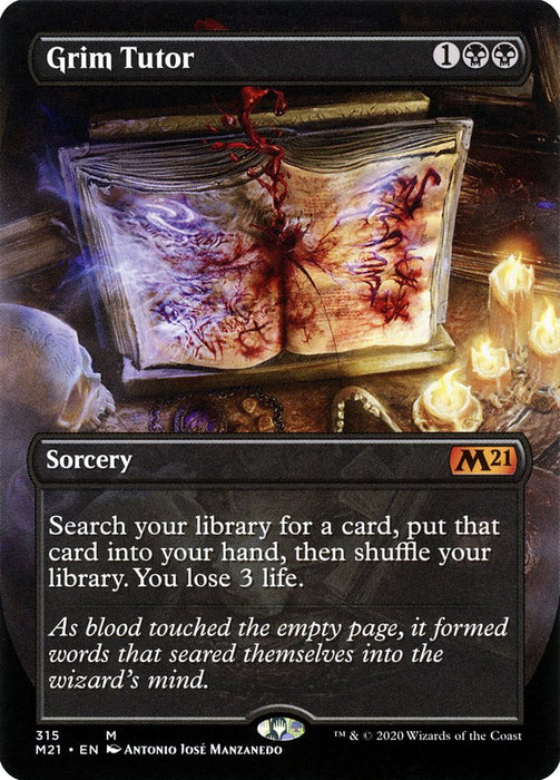 Grim Tutor - Borderless  (Foil)