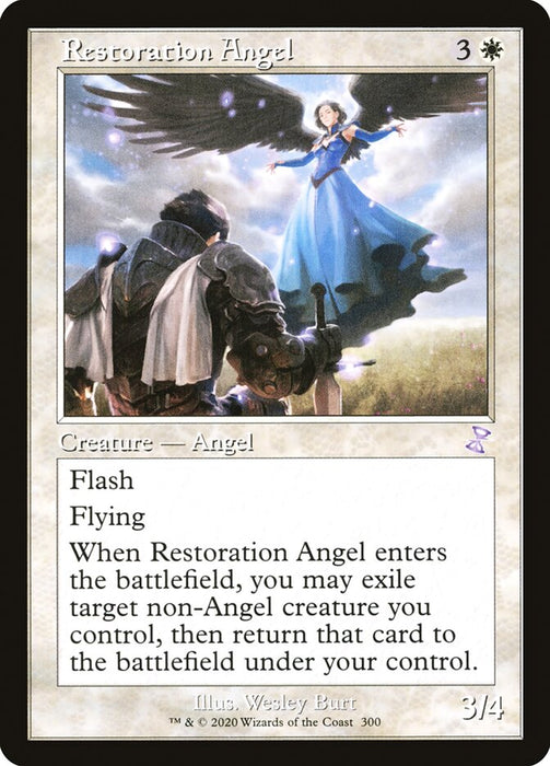Restoration Angel - Retro Frame  (Foil)