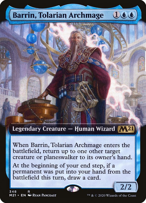 Barrin, Tolarian Archmage  - Legendary - Extended Art
