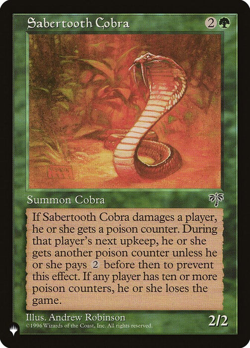 Sabertooth Cobra - Retro Frame