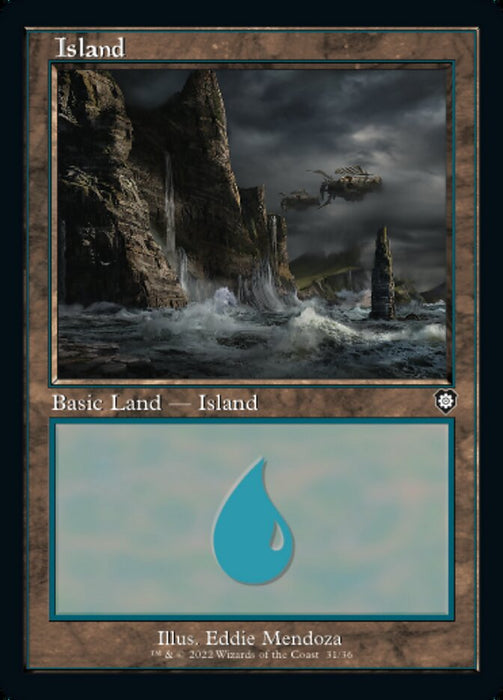 Island - Retro Frame