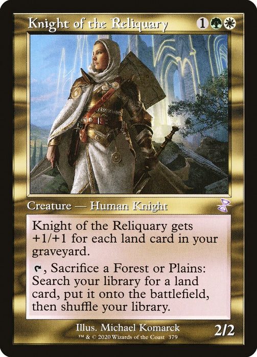 Knight of the Reliquary - Retro Frame  (Foil)