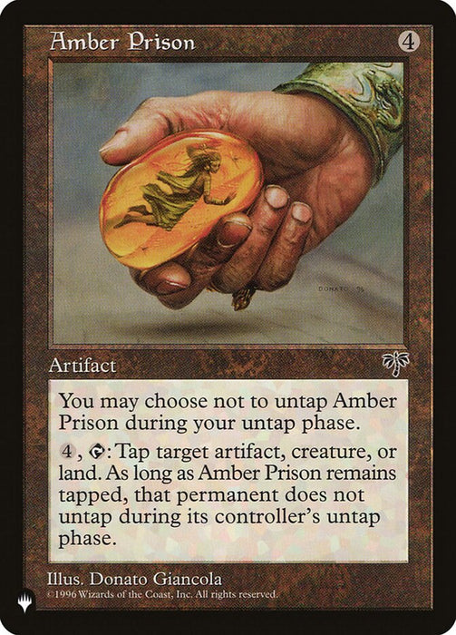 Amber Prison - Retro Frame