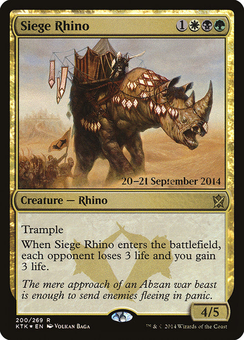 Siege Rhino  (Foil)