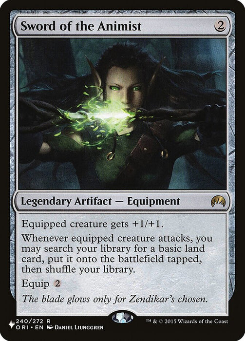 Sword of the Animist - Legendary