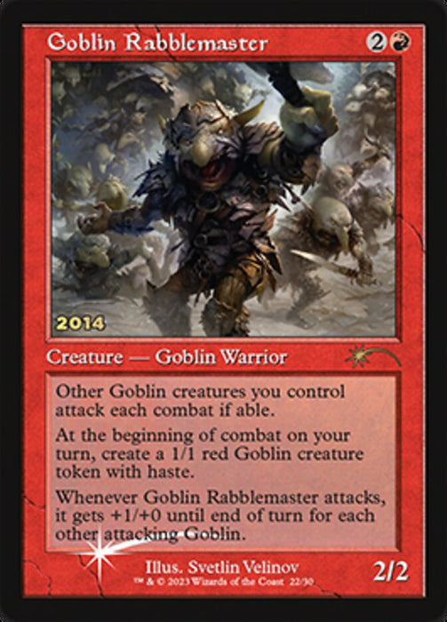 Goblin Rabblemaster - Retro Frame (Foil)