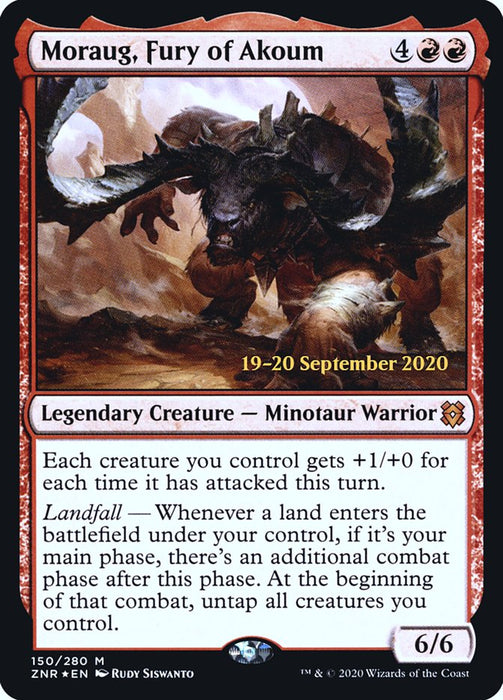 Moraug, Fury of Akoum  - Legendary (Foil)
