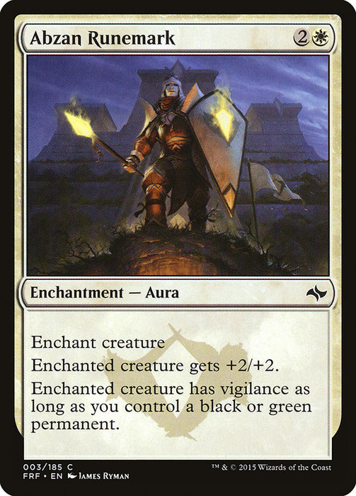 Abzan Runemark  (Foil)
