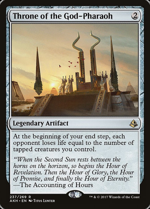 Throne of the God-Pharaoh  (Foil)