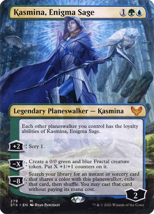 Kasmina, Enigma Sage - Borderless  (Foil)