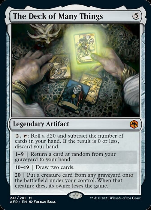 The Deck of Many Things  - Legendary
