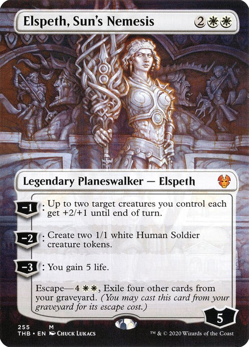Elspeth, Sun's Nemesis - Borderless  (Foil)