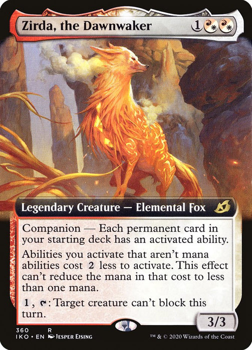 Zirda, the Dawnwaker  - Companion - Legendary - Extended Art (Foil)