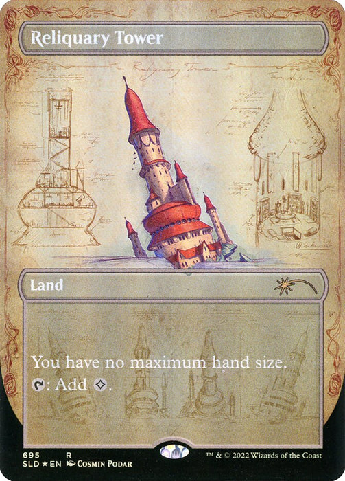 Reliquary Tower - Borderless - Full Art - Inverted (Foil)