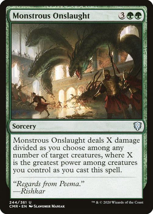 Monstrous Onslaught  (Foil)