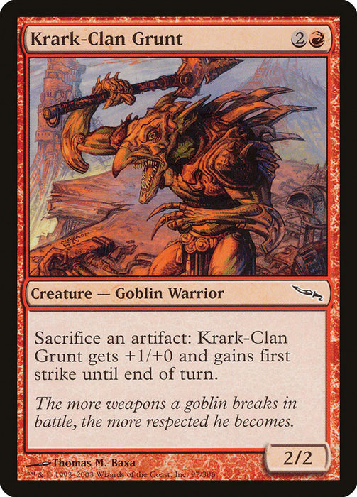 Krark-Clan Grunt  (Foil)